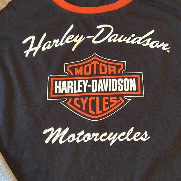 Harley Davidson women’s scoop neck long sleeve. Size medium. - Picture 7 of 11